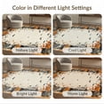 thumbnail image 7 of ODIKA 9'x12' Washable Area Rug Non-Slip, Chair-Friendly Halloween Pumpkin Ghost Striped Vintage Weathered Fallc Door for Dining Room, Basement, Large Office, 7 of 7