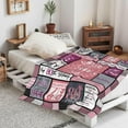 thumbnail image 4 of 70th Birthday Gifts for Women, Best Gifts for 70 Year Old Woman, 70 Year Old Birthday Gifts for Women, Happy 70th Birthday Ideas, Vintage 1954 Bday Decorations Throw Blanket 60"x50", 4 of 5