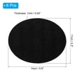 thumbnail image 2 of Uxcell Oval Iron-on Patches Elbow Knee Velvet Patches Kit for Pants Shirts Jackets Black 8 Pack, 2 of 6