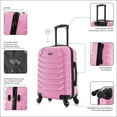 thumbnail image 4 of InUSA Endurance 20" Hardside Lightweight Luggage with Spinner Wheels, Handle, and Trolley, Pink, 4 of 10