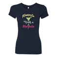 thumbnail image 2 of Wild Bobby, Mamacita Needs a Margarita Mother's Day Womens Slim Fit Junior Tee, Navy, X-Large, 2 of 6