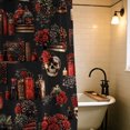 thumbnail image 6 of Halloween Red Magic Potion Shower Curtain, Holiday Bathroom Decor, Polyester Fabric Waterproof Machine Washable, Halloween Home Party Decoration, 72 x 72 Inches, 6 of 7