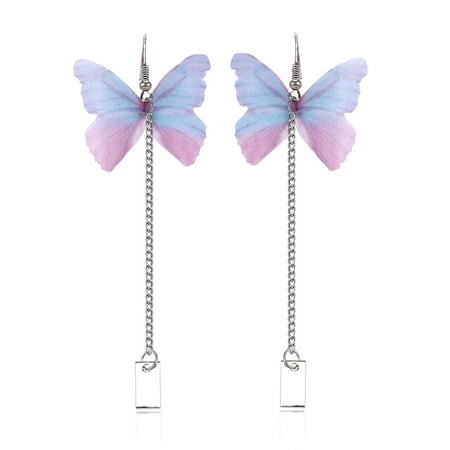 Butterfly Fashion Jewelry - KABOER 2019 New Long Butterfly Earrings for Women Delicate Pearl Cute Earrings Elegant Korean Fashion Jewelry Joker DAMA ACCESSORIES