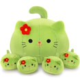 thumbnail image 1 of Peluche Auspicious Beginning Cactus Cat Family con 4 gatitos, 1 of 8
