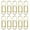 Gold, variant on SEIWEI 10PCS Metal Multifunctional Pen Clips Pen Holder Portable Pen Clip for Students Classrooms Offices (Gold)