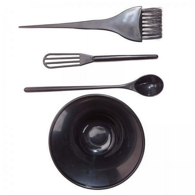 2x Juego de Tinte para El Cabello de 4 Uds./cepillo para Tinte de Cabello Palillo Agitador/profesional/herramientas para Teñir El Cabello de Teñido 2 piezas