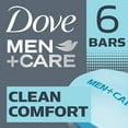 thumbnail image 4 of Dove Men + Care Body & Face Bar, Clean Comfort 4 oz, 6 ea, 4 of 6