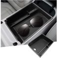 thumbnail image 1 of Center Console Organizer Tray Compatible with Hyundai 2021 Tucson NX4 2022 Tucson【with Electronic Version of Auto ONLY】Armrest Storage Box Tucson Accessories Insert ABS Black Materials with USB Hole, 1 of 7