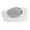 White, variant on 1 1/2" Women's Snap On Belt With Oval Perforated Engraved Crystal Rhinestone Western Floral Buckle