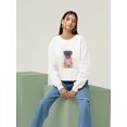 thumbnail image 2 of Colorful Pug Splash Art Sweatshirt Women -Fab Funky Designs, Female 5X-Large, 2 of 4
