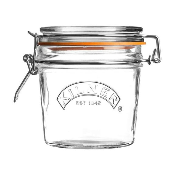 Round Swing Top Glass Jar | 12 oz