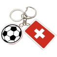 thumbnail image 1 of Yanonmyfd 2026 World Cup Soccer Keychain - 2026 World Cup Flag Keychain, Soccer Fan Gift & Souvenir (2PCS),Switzerland, 1 of 48