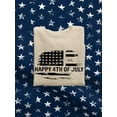 thumbnail image 3 of Happy 4Th Of July Flag Sweatshirt Men -Image by Shutterstock, Male XX-Large, 3 of 4