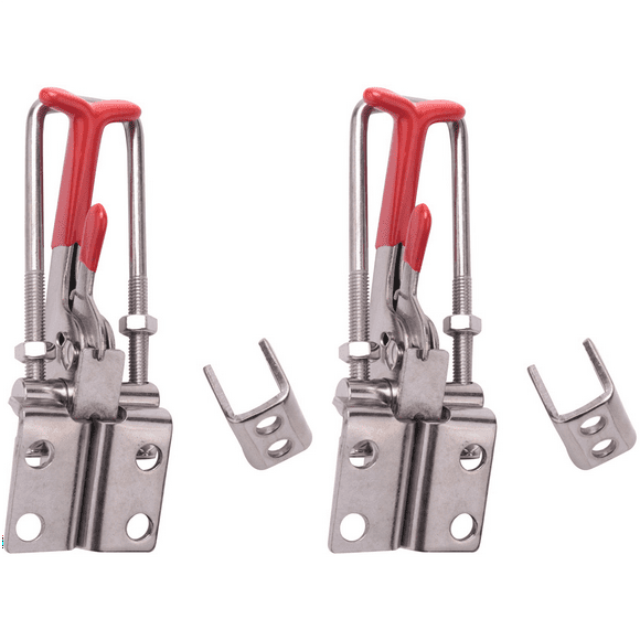 4-Pack 2000Lbs Capacity Heavy Duty Adjustable Latch U Bolt Self-Lock Toggle Clamp