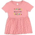thumbnail image 3 of Inktastic Grannys Girl Bright Flowers Girls Baby Dress, 3 of 5