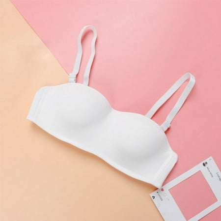 

Clearance Sale Strapless Invisible Unsiled Cute Beauty Back Female Wrapped Chest Seamless Bottom Non-slip No Steel Ring Gathered Underwear