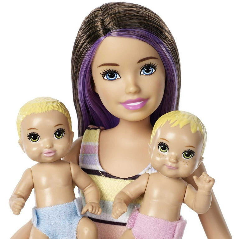 Barbie nursery playset with skipper babysitters hotsell