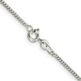 thumbnail image 3 of Sterling Silver 1.5mm Curb Chain (18 X 1.5) Made In India qcb045-18, 3 of 5