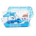 thumbnail image 4 of Almencla Hamster Cage Interactive Portable Habitat House for Rats Hamsters Guinea Pig Blue, 4 of 8