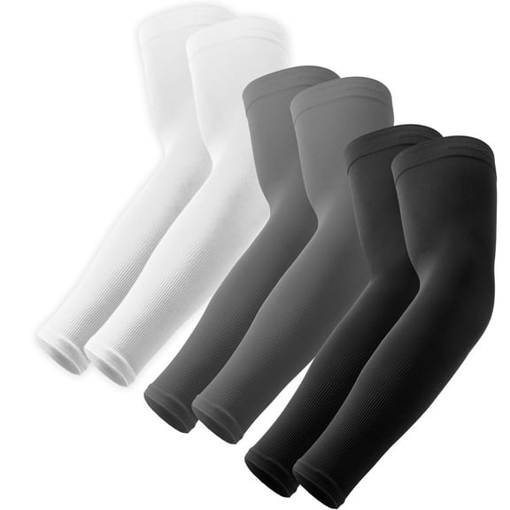 Genreen Sun Protection Arm Sleeves - Compression Arm Sleeve, UV Arm Sleeves Men, Women - Golf Cooling Sleeves