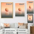 thumbnail image 4 of Designart "Cosmic Harmony Of The Peach Pluto" Our Solar System Floater Framed Canvas Wall Art, 4 of 5