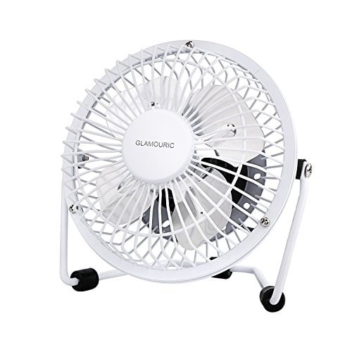 glamouric metal desk fan small table fan 4 inch mini portable size usb
