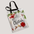 thumbnail image 2 of ABPHQTO Christmas Typo Al White Wooden Fir Branches Canvas Bag Reusable Tote Grocery Shopping Bags Tote Bag 14x16 inch, 2 of 2