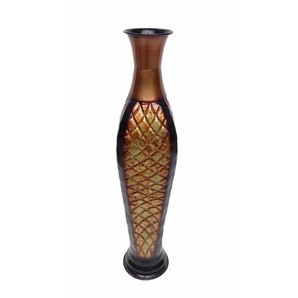 D'Lusso Designs 23 Inch Annalisa Design Metal Floor Vase
