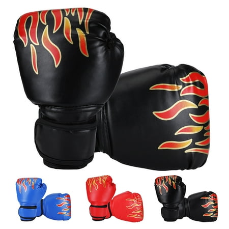 Boxing Glove Leather Kickboxing Protective Children Kickboxing Training ...