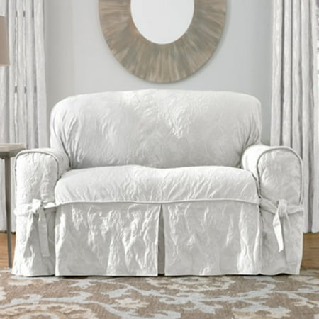 Sure Fit Matelasse Damask Loveseat Cover