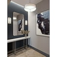 thumbnail image 3 of APP2432MBWG-JT AFX Apex - Drum Pendant In Modern Style-5.5 Inches Tall and 27.15 Inches Wide-Satin Nickel/Weathered Grey Finish-Jute Shade, 3 of 4
