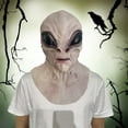 thumbnail image 3 of SUNSIOM Couvre-Chef d'Extraterrestre d'Halloween Réaliste 3D, Accessoire de Cosplay de Fête Fantaisie pour Adultes, 3 of 6