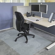 HomGarden 46" W x 60" L Clear Office Chair Mat PVC Desk Mat for Carpet W/Cleats,