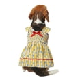thumbnail image 6 of Oodles Yellow Floral Ruffled Retro Spring Dog Dress, Medium, 6 of 8