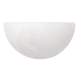 thumbnail image 2 of 1681MW-Capital Lighting-One Light Wall Sconce  Matte White Finish with Faux White Alabaster Glass, 2 of 2
