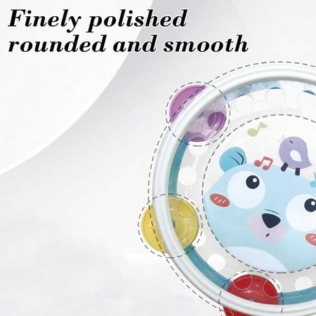 STPToys Plastic Tambourine Toys for 1+ Ages,Montessori Musical Instruments Toys Percussion Musical Toys Birthday Gift - Blue