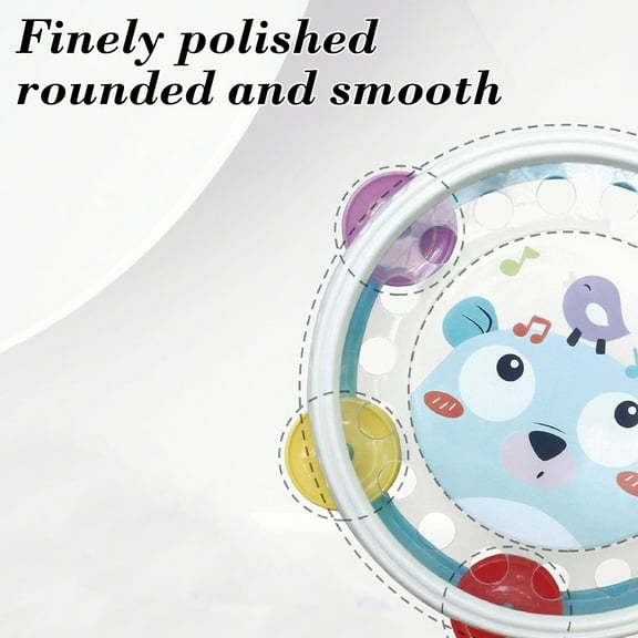 Tarmeek Baby Toys Hand Held Tambourine Drum for 6-9-12 Month Toddlers, Bell Jingles Percussion Educational Drum Instrument Infant Toys Christmas Birthday Presents for Boys Girls Age 1 2 3 Years Old