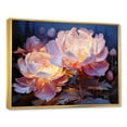 thumbnail image 2 of Designart "Elegant Peony III" Peonies Floater Framed Canvas Prints, 2 of 5