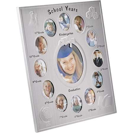Jaf Gifts 2" x 3" Aluminum Picture Frames, Silver, 13-Pieces