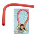 thumbnail image 2 of Flexible Learn Swimming Pool Noodle Water Float Floating Aid (Solid Yellow), 2 of 6