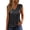 Black, variant on Women's Sequin Tank Top, Sparkly V-Neck Sleeveless Going Out Top for Women, Elastic Glitter Party Tops for Club, Holiday, Date Night and Evening Wear Black