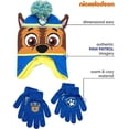 thumbnail image 2 of Nickelodeon Boys Paw Patrol Winter Hat, 2 Pair Gloves or Mittens (Toddler/Little Boys), 2 of 6