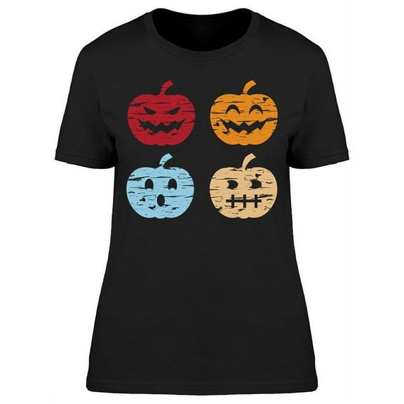 Cool And Scary Pumpkins Tee Women's -GoatDeals Designs
