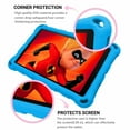 thumbnail image 3 of Epicgadget Case for Amazon Fire 7 (12th Generation, 2022), Lightweight ShockProof Kid Friendly Cover with 2PCS Tempered Glass Screen Protector for All-new Fire 7 inch Tablet (2022 Release) (Blue), 3 of 6