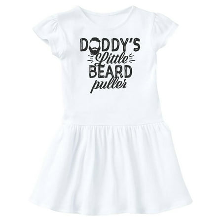

Inktastic Daddys Little Beard Puller Gift Baby Girl Dress