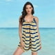 thumbnail image 2 of Gibobby Batas de baño mujeres spa Traje de baño conservador deportivo adelgazante para mujer(Amarillo,M), 2 of 5