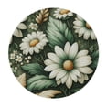 thumbnail image 2 of PIKWEEK Spring Daisies Flower Watercolor Round Tablecloth Fitted Table Cover,Farmhouse Green White Summer Elastic Tablecloths Waterproof Outdoor Indoor Stretch Cloth Tablecover for Dinner,Party,Shower, 2 of 7