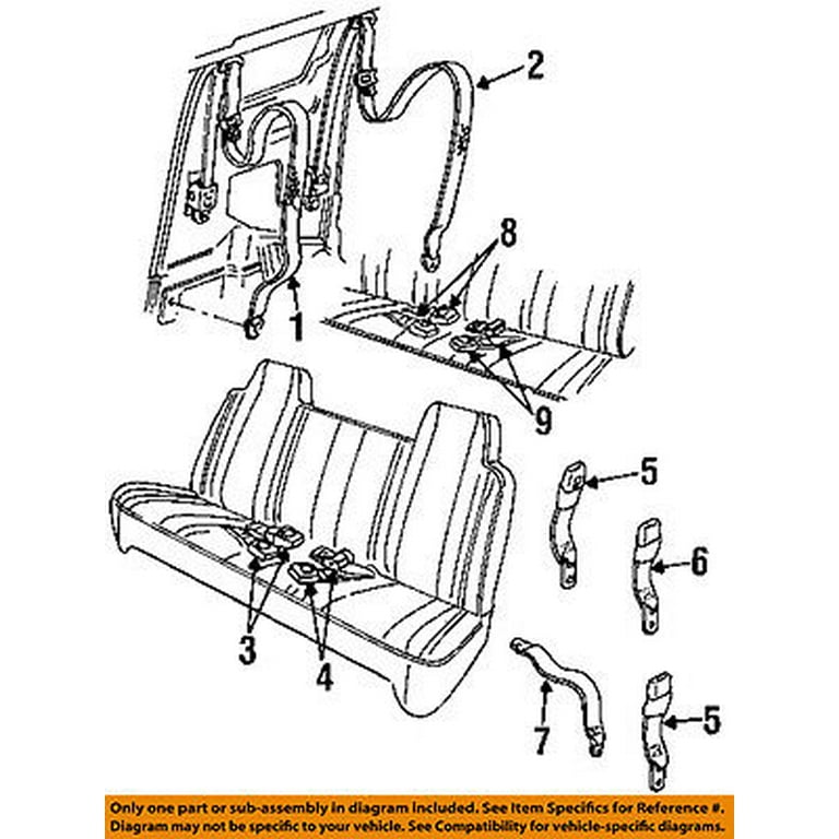 Seat Belt Assembly Parts
