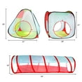 thumbnail image 3 of Hey Play 4-Piece Kids Pop-Up Tent, Cube, and Tunnel Set with Carrying Bag, 3 of 8
