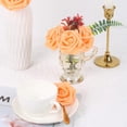 thumbnail image 2 of 50 Pcs Artificial Rose Flower Heads Real Looking Foam Fake Roses for DIY Wedding Baby Shower Centerpieces Arrangements Party, 2 of 4
